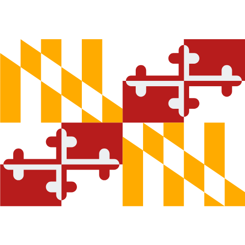 Transparent Maryland Flag
