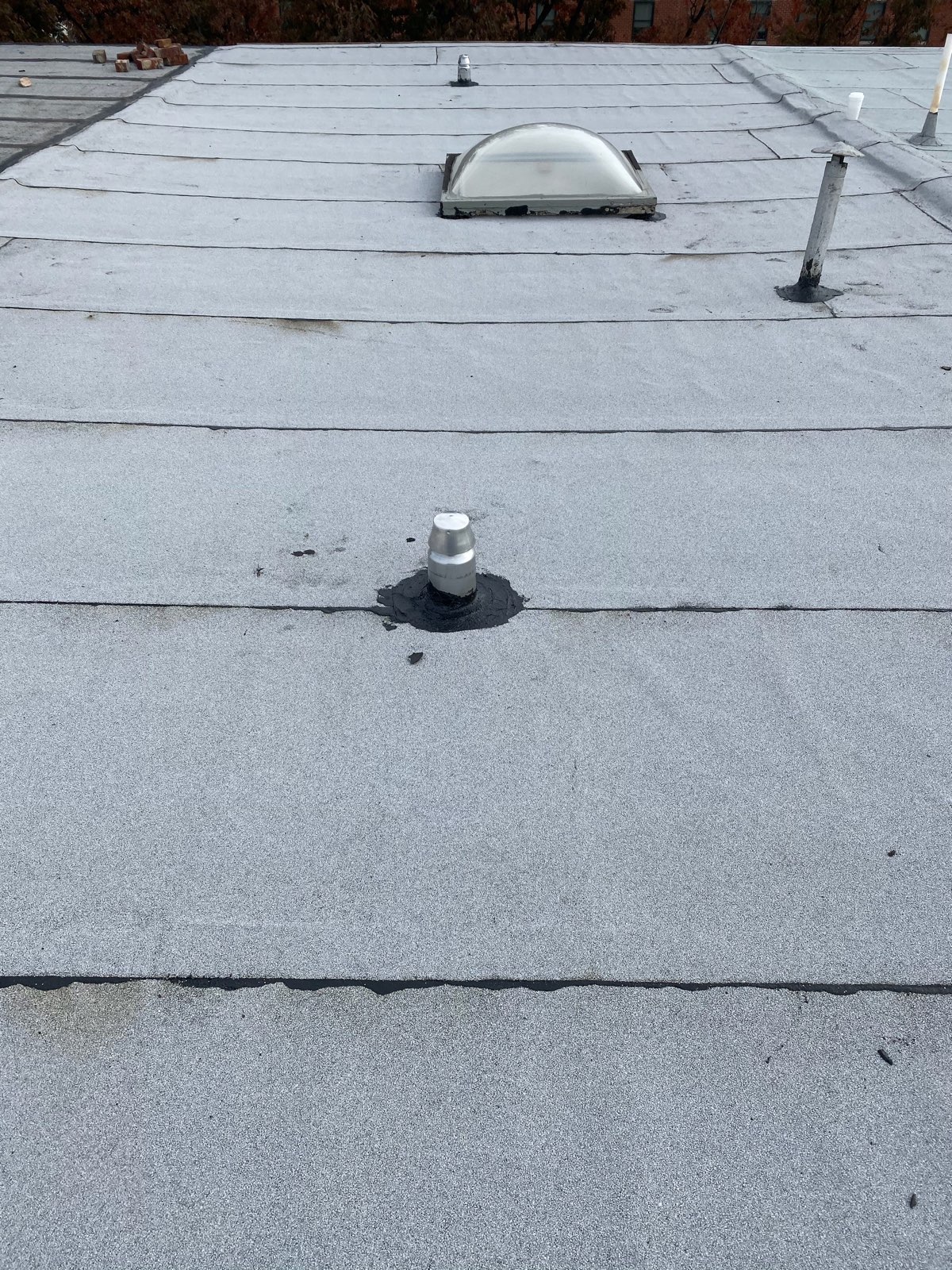 Flat roof repair maryland finished